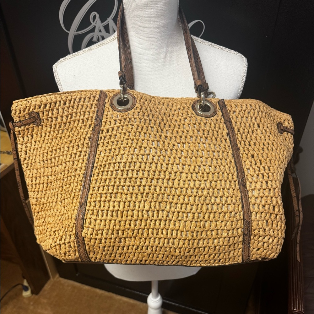 Vince Camuto woven shoulder bag